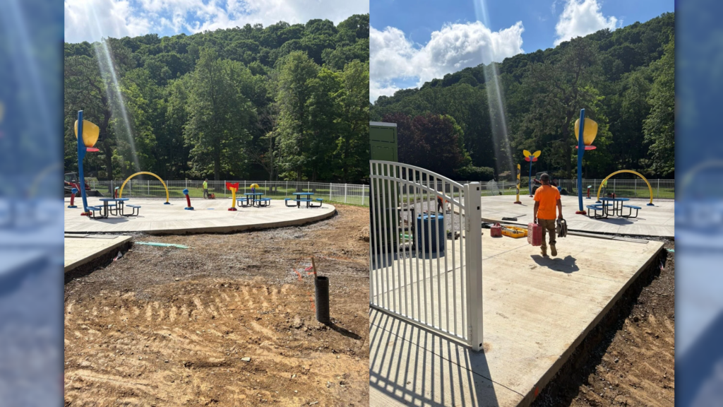Bluefield working to get splash pad improvements ready for July 4th celebration