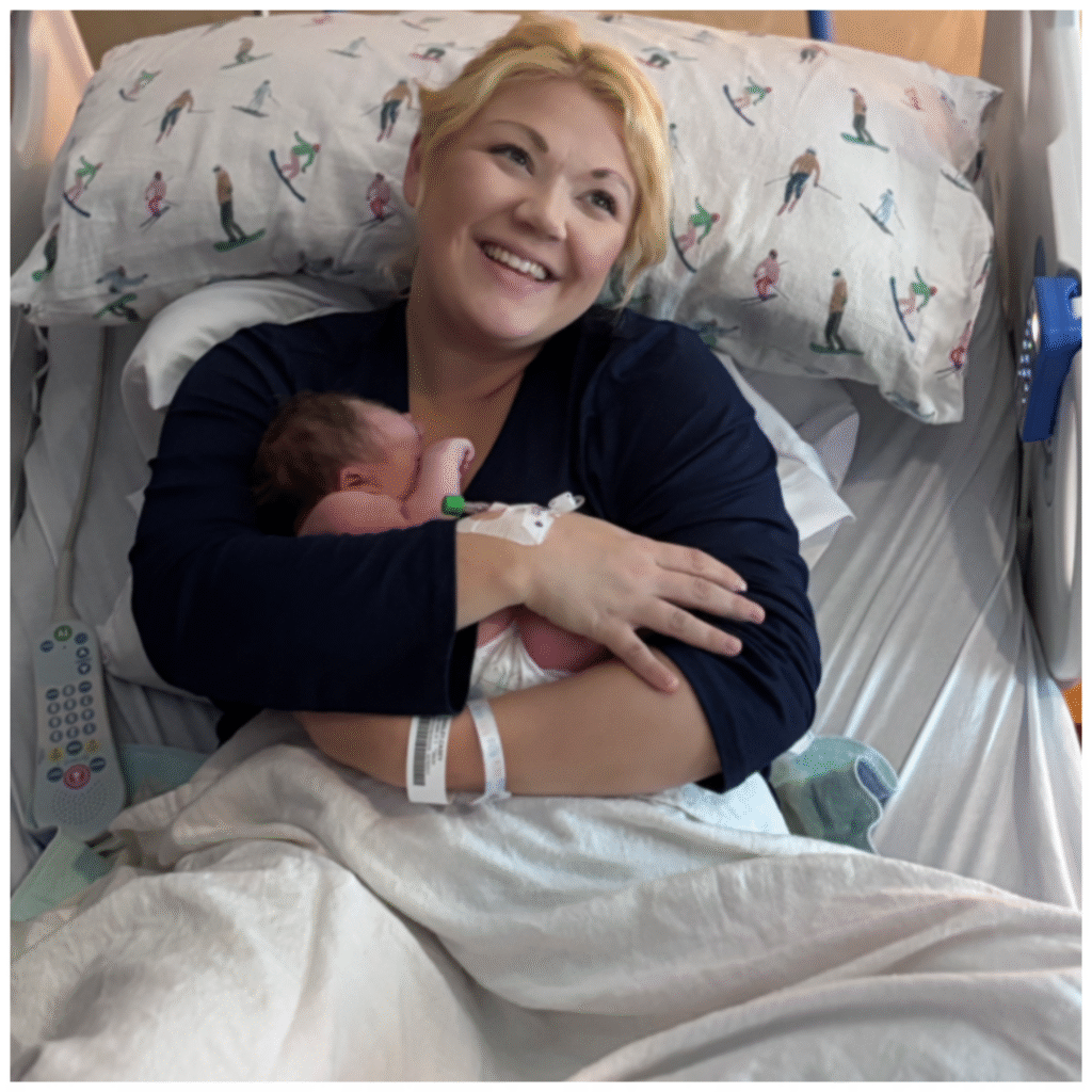 Casey Oakley, who needed an abortion after an unsuccessful IVF embryo transfer. She and her husband have two biological children and she has been a surrogate mom for two families. The couple has also foster parented four girls. (Photo courtesy Casey Oakey)